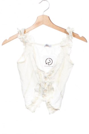 Damski top FullaModa, Rozmiar S, Kolor ecru, Cena 27,40 zł