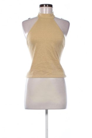 Γυναικείο τοπ Unbranded, Μέγεθος M, Χρώμα Χρυσαφί, Τιμή 14,99 €