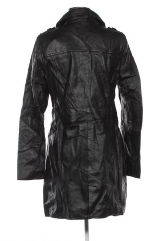 Damski skórzany płaszcz Le Temps Des Cerises, Rozmiar L, Kolor Czarny, Cena 377,99 zł
