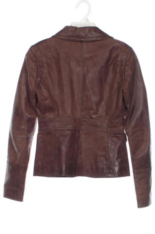 Дамско кожено яке Amisu, Размер XS, Цвят Кафяв, Цена 16,36 €