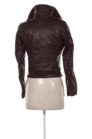 Γυναικείο δερμάτινο μπουφάν Emporio Armani, Μέγεθος S, Χρώμα Καφέ, Τιμή 222,09 €