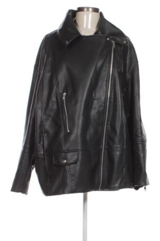 Dámská kožená bunda  H&M, Velikost XXL, Barva Černá, Cena  679,00 Kč