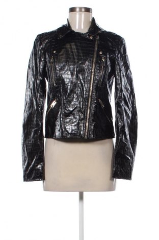 Дамско кожено яке River Island, Размер S, Цвят Черен, Цена 22,49 €