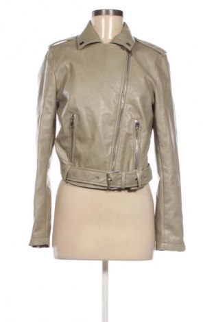 Γυναικείο δερμάτινο μπουφάν Sinsay, Μέγεθος M, Χρώμα Πράσινο, Τιμή 8,99 €