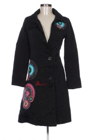 Дамско палто Desigual, Размер S, Цвят Черен, Цена 78,22 €