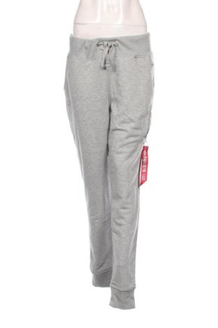Damskie spodnie sportowe Alpha Industries, Rozmiar XL, Kolor Szary, Cena 97,99 zł