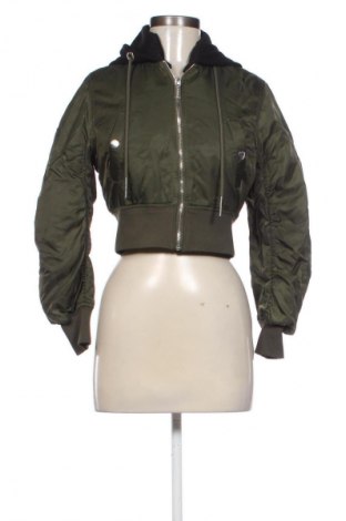 Geacă de femei Bershka, Mărime XS, Culoare Verde, Preț 151,99 Lei