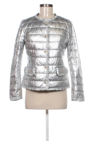 Γυναικείο μπουφάν Moda Piu, Μέγεθος M, Χρώμα Ασημί, Τιμή 25,12 €