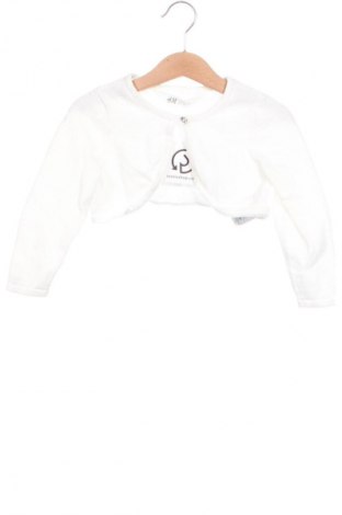 Kinder Strickjacke H&M, Größe 18-24m/ 86-98 cm, Farbe Weiß, Preis 1,99 €