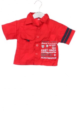 Kinderhemd Unbranded, Größe 3-6m/ 62-68 cm, Farbe Rot, Preis 1,99 €