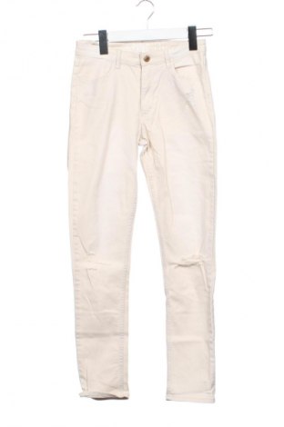 Kinderjeans H&M, Größe 12-13y/ 158-164 cm, Farbe Ecru, Preis 2,99 €