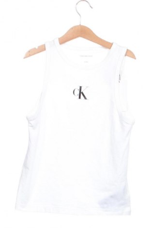 Μπλουζάκι αμάνικο παιδικό Calvin Klein Jeans, Μέγεθος 12-13y/ 158-164 εκ., Χρώμα Λευκό, Τιμή 39,99 €, #134587336
