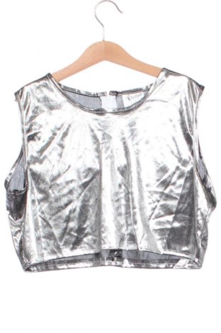 Μπλουζάκι αμάνικο παιδικό Unbranded, Μέγεθος 12-13y/ 158-164 εκ., Χρώμα Ασημί, Τιμή 1,99 €