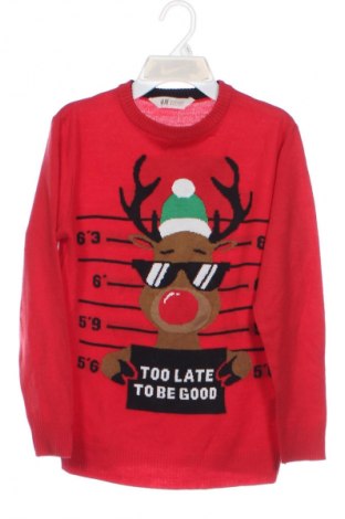 Kinderpullover H&M, Größe 10-11y/ 146-152 cm, Farbe Rot, Preis 9,99 €