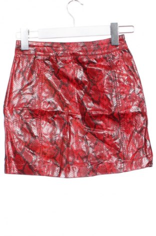Kožená sukně  Bershka, Velikost XXS, Barva Vícebarevné, Cena  89,00 Kč