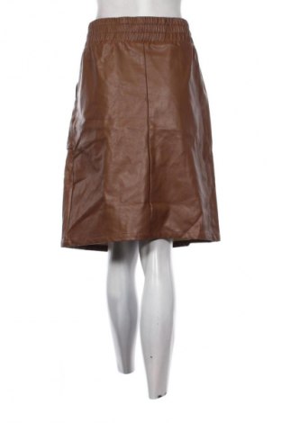 Fustă de piele Jana Ina, Mărime XXL, Culoare Maro, Preț 79,99 Lei