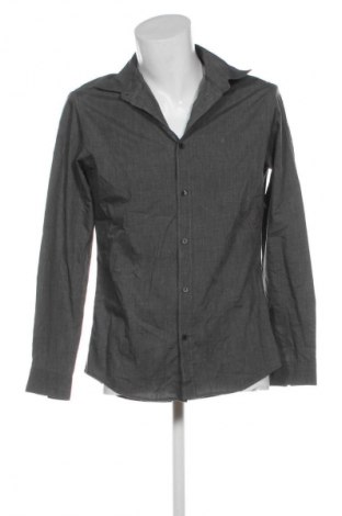 Мъжка риза H&M, Размер M, Цвят Сив, Цена 2,04 €