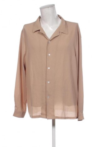 Pánská košile  SHEIN, Velikost 3XL, Barva Béžová, Cena  49,00 Kč