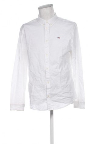Мъжка риза Tommy Jeans, Размер XL, Цвят Бял, Цена 35,27 €