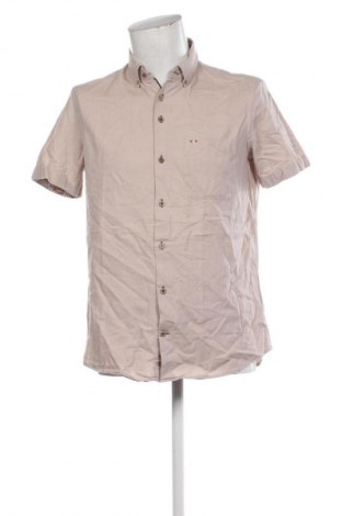 Мъжка риза Unbranded, Размер M, Цвят Бежов, Цена 8,69 €