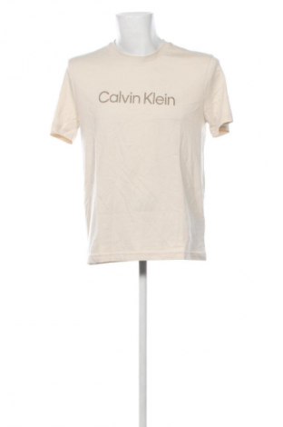 Herren T-Shirt Calvin Klein, Größe L, Farbe Beige, Preis € 63,99