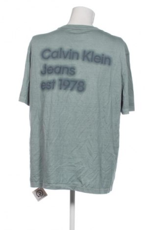 Tricou de bărbați Calvin Klein Jeans, Mărime XXL, Culoare Verde, Preț 265,99 Lei