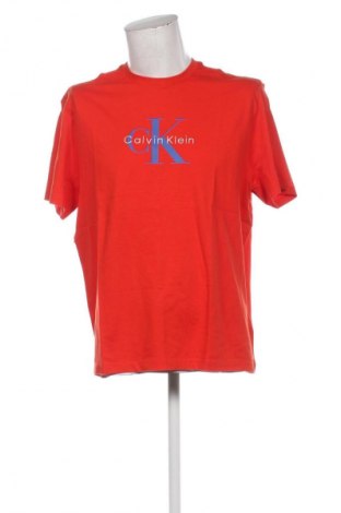 Pánské tričko  Calvin Klein Jeans, Velikost L, Barva Červená, Cena  1 299,00 Kč, #134604511