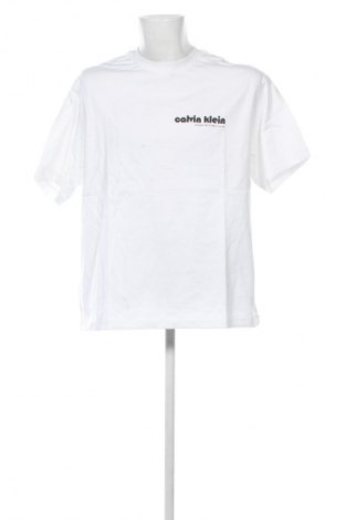 Herren Shirt Calvin Klein Jeans, Größe L, Farbe Weiß, Preis 63,99 €