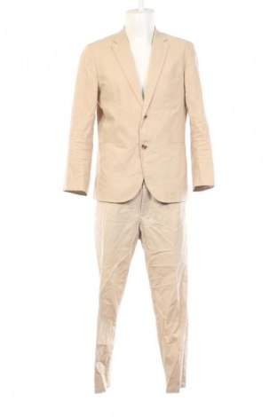 Męski garnitur H&M, Rozmiar L, Kolor Beżowy, Cena 116,99 zł