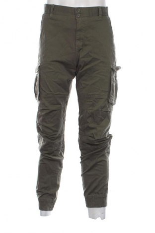 Męskie spodnie Terranova, Rozmiar L, Kolor Zielony, Cena 26,99 zł