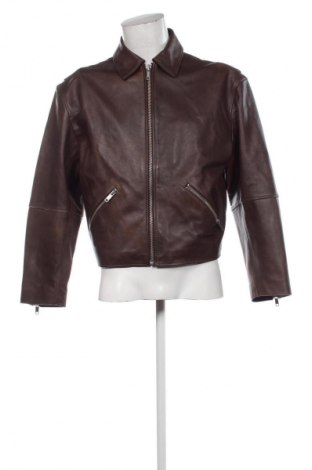 Pánská kožená bunda  Calvin Klein, Velikost M, Barva Hnědá, Cena  9 899,00 Kč