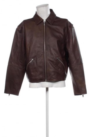 Pánská kožená bunda  Calvin Klein, Velikost XL, Barva Hnědá, Cena  20 899,00 Kč