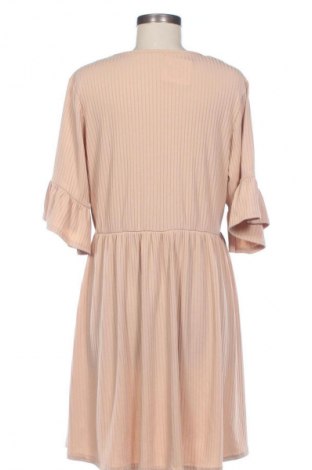 Kleid Boohoo, Größe XL, Farbe Beige, Preis 15,99 €