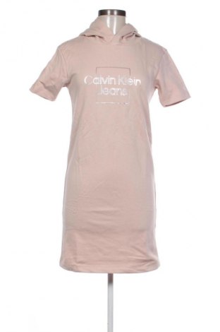Dziecięca sukienka Calvin Klein Jeans, Rozmiar 15-18y/ 170-176 cm, Kolor Beżowy, Cena 84,99 zł