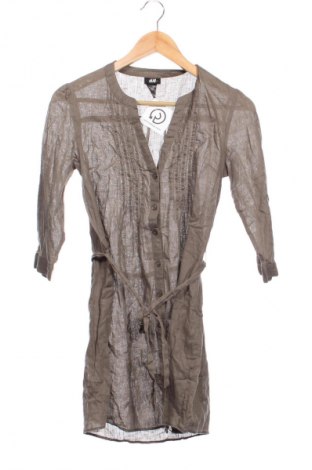 Kleid H&M, Größe XS, Farbe Braun, Preis 1,99 €