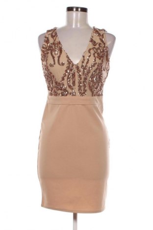 Sukienka In Vogue, Rozmiar M, Kolor Beżowy, Cena 130,00 zł
