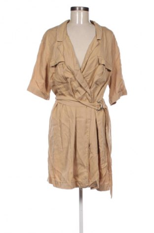 Kleid Zara, Größe XXL, Farbe Beige, Preis 15,99 €