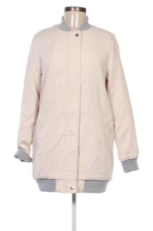 Γυναικείο μπουφάν Stradivarius, Μέγεθος S, Χρώμα Εκρού, Τιμή 15,99 €