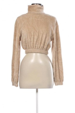 Γυναικεία μπλούζα Bershka, Μέγεθος XS, Χρώμα  Μπέζ, Τιμή 1,99 €
