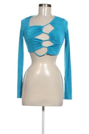 Damen Shirt Bershka, Größe S, Farbe Blau, Preis € 1,99