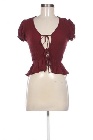 Dámská halenka Bershka, Velikost S, Barva Červená, Cena  119,00 Kč