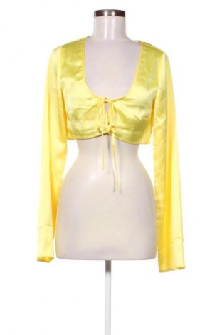 Дамска блуза NA-KD, Размер M, Цвят Жълт, Цена 6,64 €