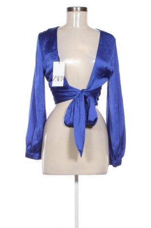 Dámská halenka Zara, Velikost M, Barva Modrá, Cena  199,00 Kč