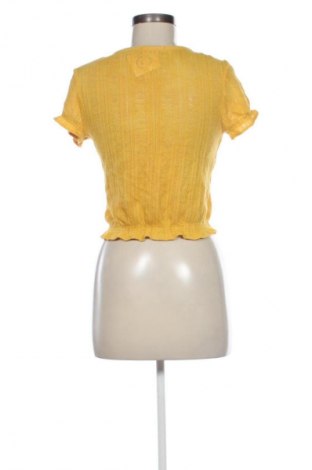 Damski kardigan Bershka, Rozmiar M, Kolor Żółty, Cena 26,79 zł