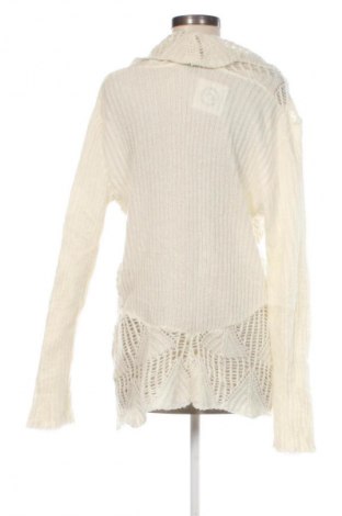 Γυναικεία ζακέτα Oltre, Μέγεθος L, Χρώμα Εκρού, Τιμή 17,99 €