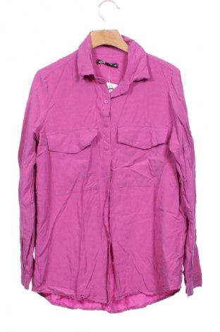 Γυναικείο πουκάμισο Sinsay, Μέγεθος XS, Χρώμα Βιολετί, Τιμή 6,29 €