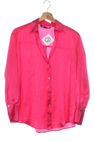 Γυναικείο πουκάμισο Zara, Μέγεθος XS, Χρώμα Ρόζ , Τιμή 10,99 €