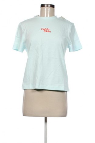 Tricou de femei Calvin Klein Jeans, Mărime S, Culoare Albastru, Preț 215,99 Lei, #134692541