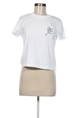 Damen T-Shirt Calvin Klein Jeans, Größe M, Farbe Weiß, Preis € 27,99