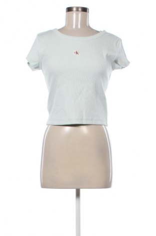Tricou de femei Calvin Klein Jeans, Mărime S, Culoare Verde, Preț 75,99 Lei